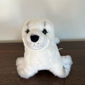Adventure Planet Buttersoft Collection White Harp Seal Pup Stuffed Animal Plush